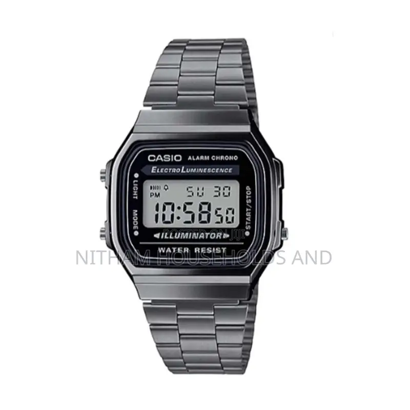 Casio A168wgg 1bdf Vintage Digital Watch