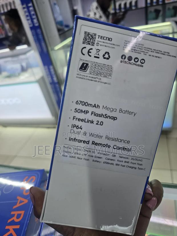 New Tecno Spark 50 128 GB Black - thumbnail 2