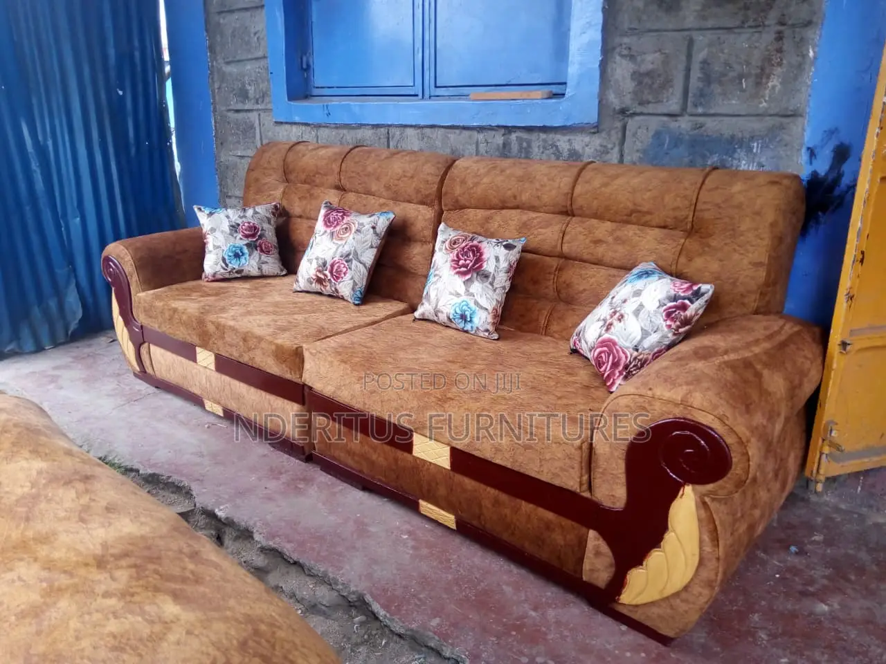 Brown Sofa Set