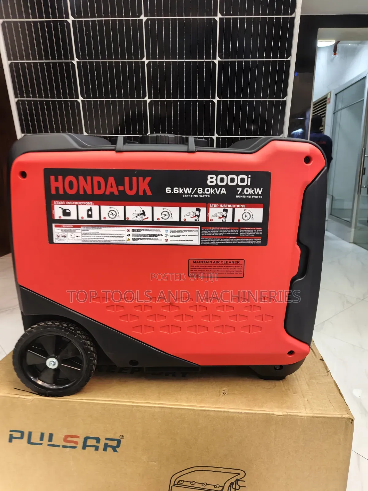 Brand New Honda 6.6kw 8kva Portable Silent Keystart Petrol Generator