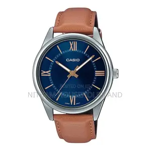 Casio MTP V005l 2b5udf Leather Analog Watch for Men