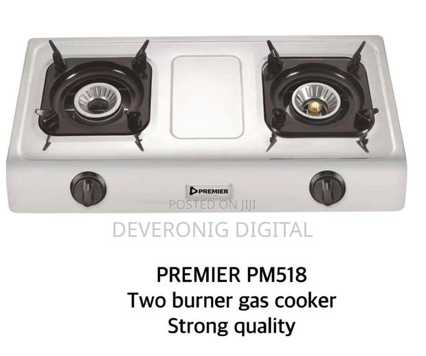 Stainless Two Burner Table Top Gas Cooker