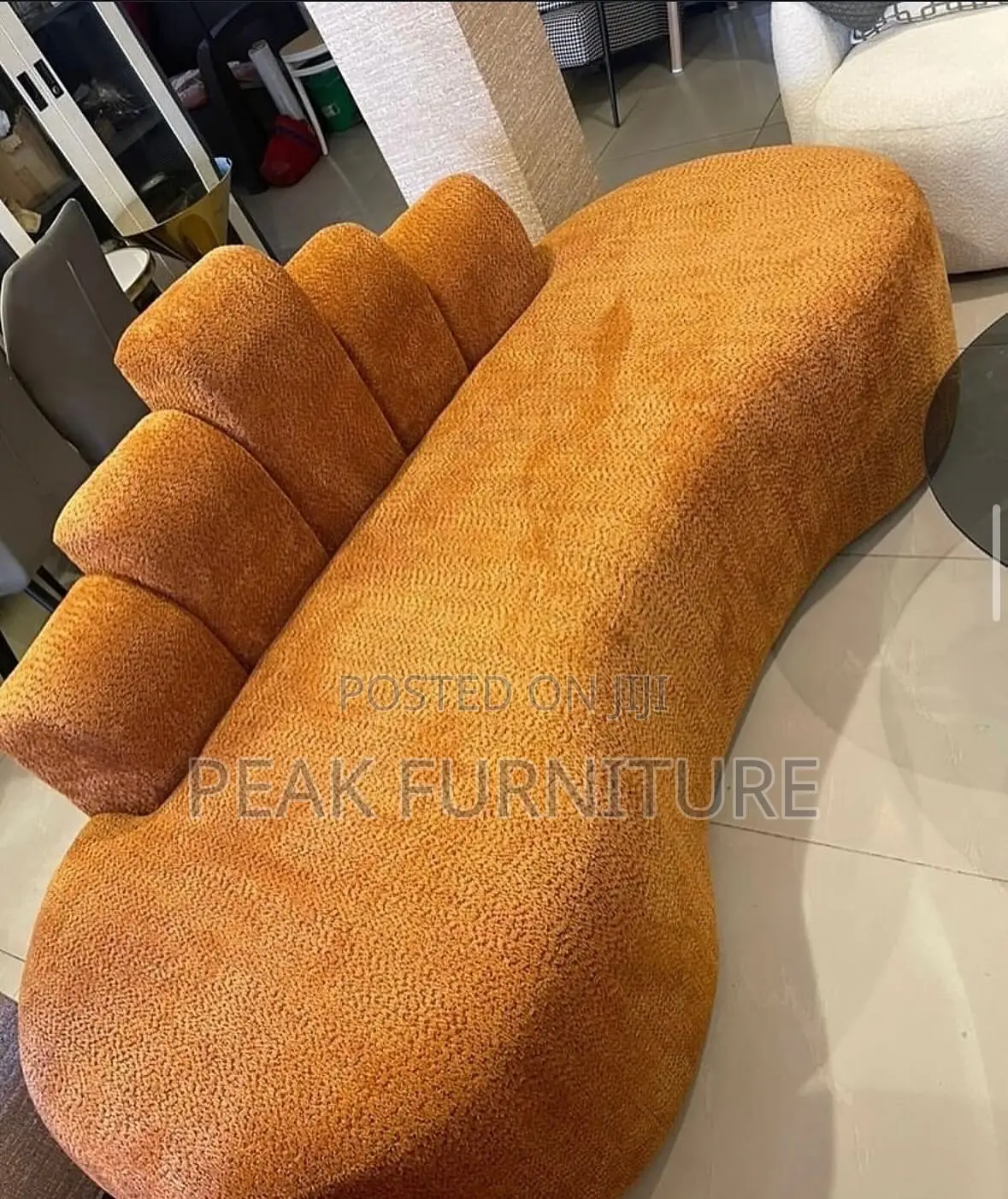 Modern Curved 3 Seater