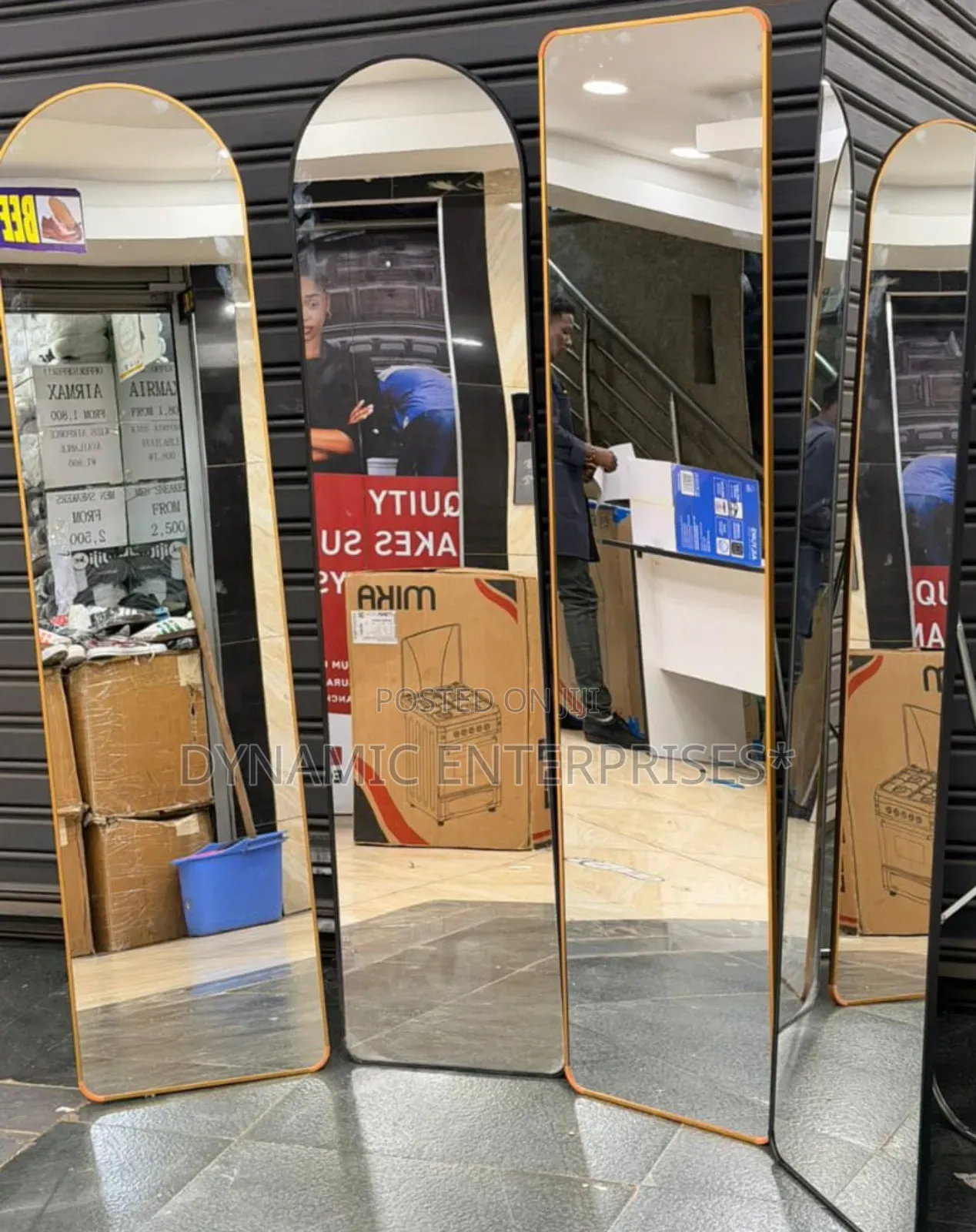 Mini Classy Aluminium Full Length Mirror