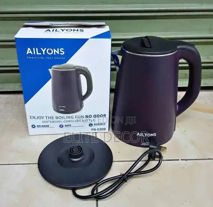 Ailyons 2.2l Electric Plastic Kettle – Fast Boil With Auto Shut-Off