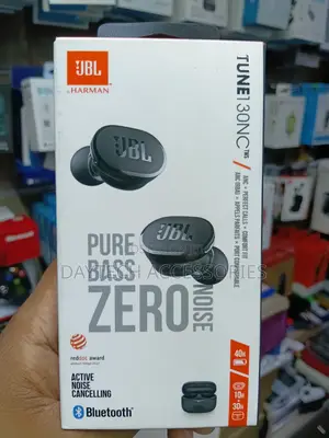 JBL Tune 130 True Wireless Noise Cancelling Earbuds - Black