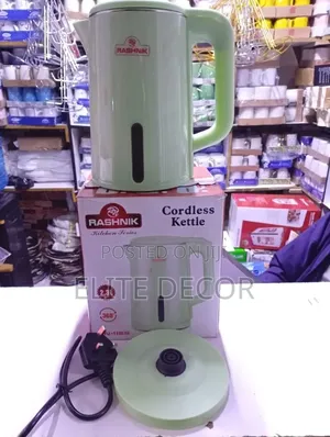 Rashnik Electric Kettles 2.3 Litres
-1500 Watts.
- Fast Boil Water