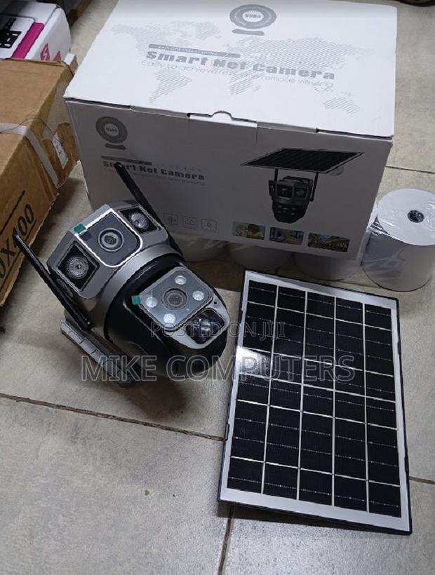 Wireless 4g Solar CCTV Camera Dual Lens,Motion Detection