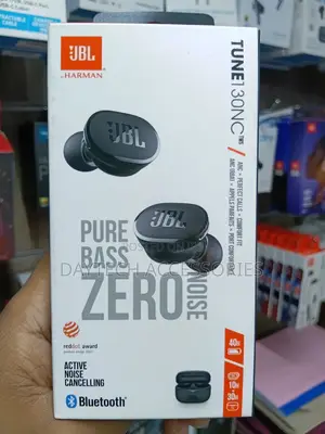 JBL Tune 130 Nc TWS Waterproof True Wireless in-Ear Earbuds - Black