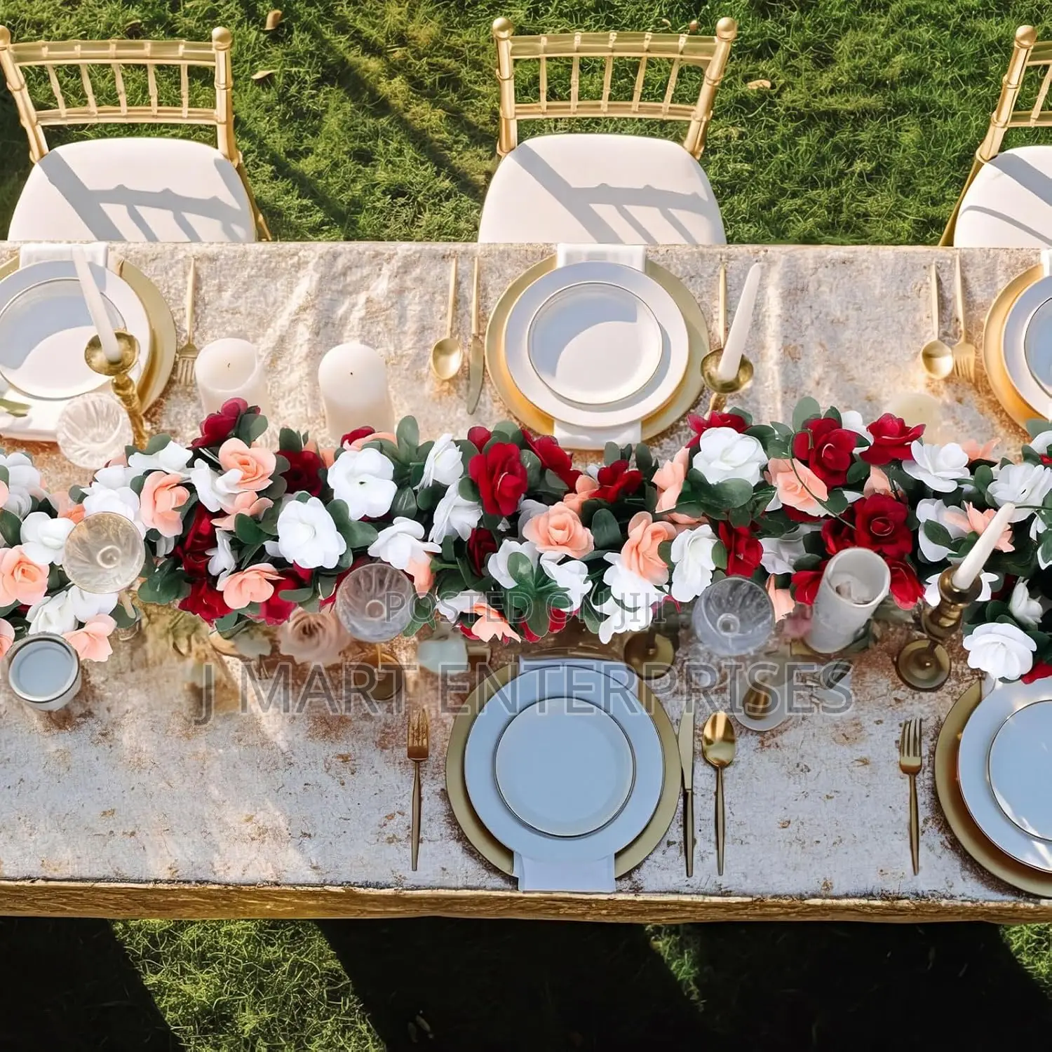 Flower Vine for Wedding Party Table Centerpiece Arch Background