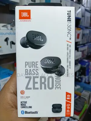 JBL Tune 130 Nc TWS Waterproof True Wireless in-Ear Earbuds - Black