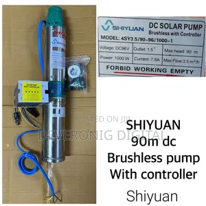 Shiyuan Brushless Dc Solar Water Pump With Controller 90m 1000w