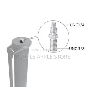 Doublehead Tripod Adapter Screw 1/4- 3/8 for Camera,Monopod