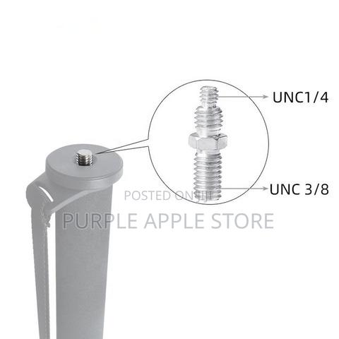 Doublehead Tripod Adapter Screw 1/4- 3/8 for Camera,Monopod