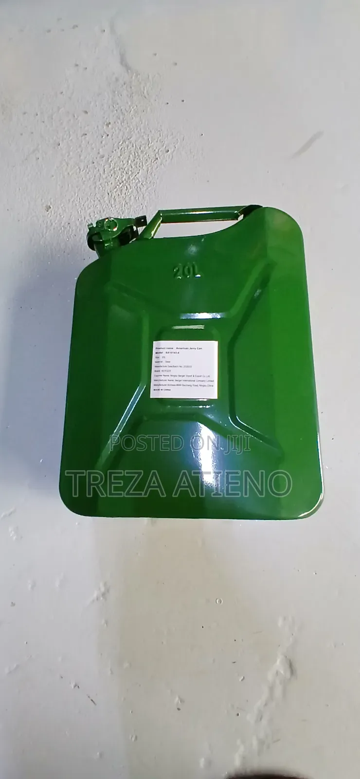 Durable Fuel Storage Jerrican