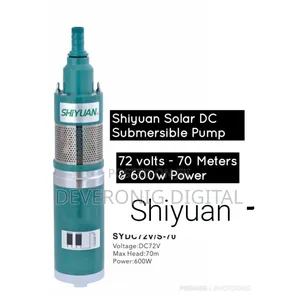 Shiyuan Solar Dc Submersible Water Pump 72volts -70meters 600w Power