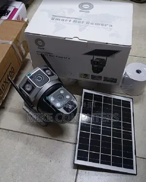 4g Sim Solar Powered Security Camera Dual Lens PTZ
