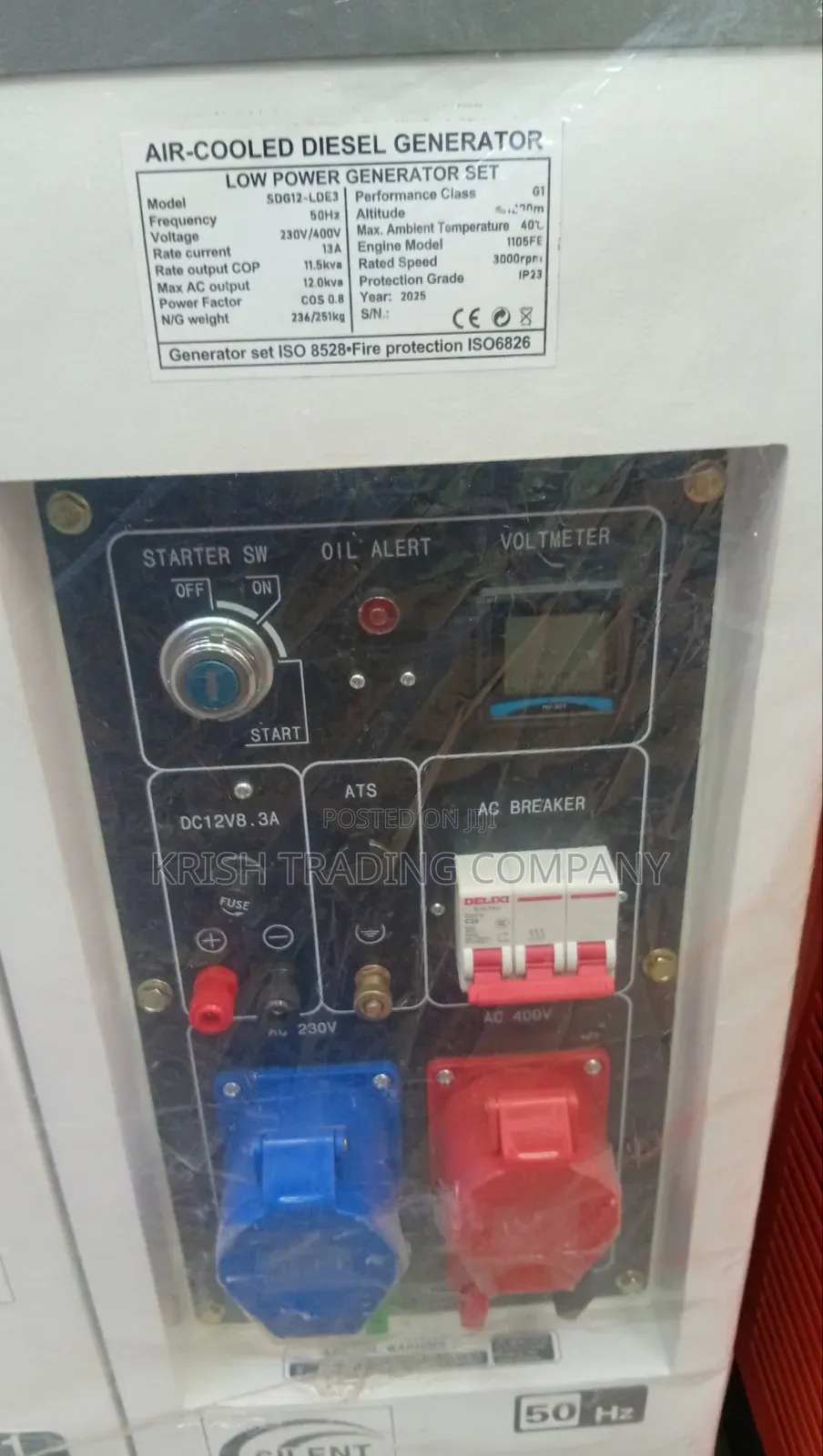 Kupper Sg G12-lde3-iats 12kva Diesel Generator