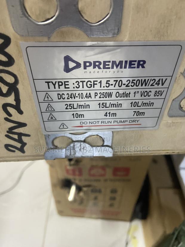 Premier Brand Dc Submersible Solar Water Pump