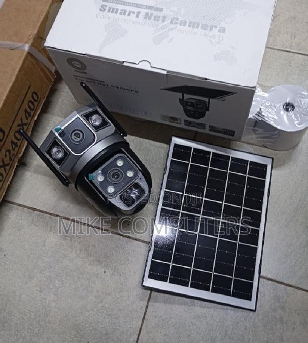 Dual Lens 4g Solar Security Camera – V380 Pro PTZ Outdoor Surveillance