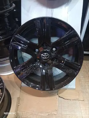 17-Inch Gloss Black Toyota Alloy Rims