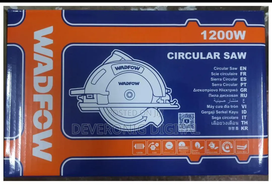 Wadfow Circular Saw 1200w