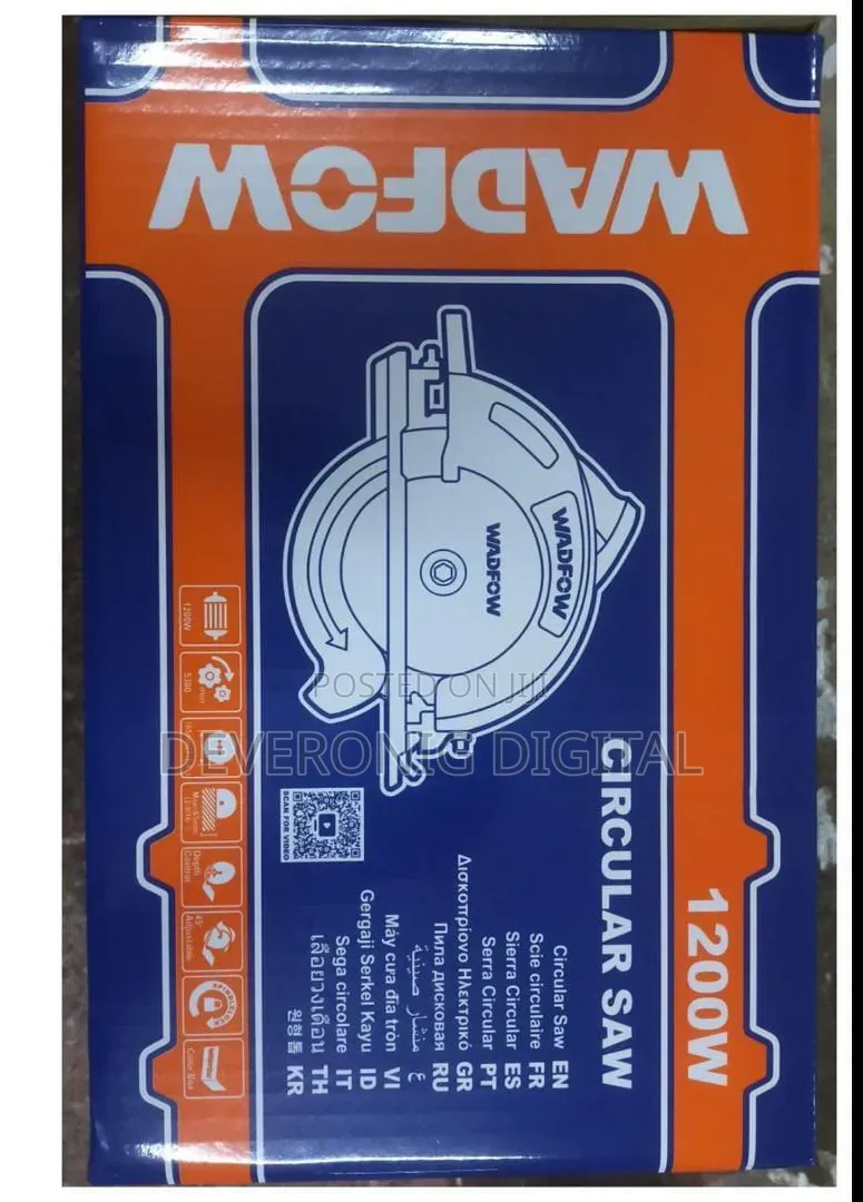 Wadfow Circular Saw 1200w