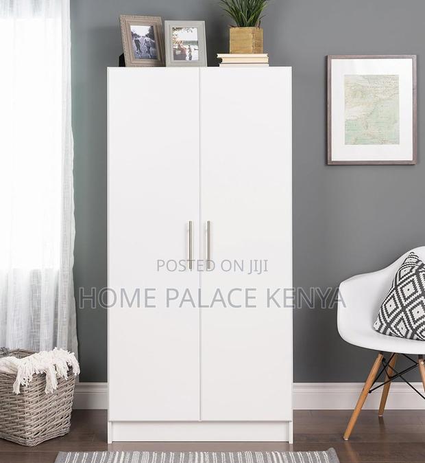 Wardrobe: Double Door Compact Bedroom Storage