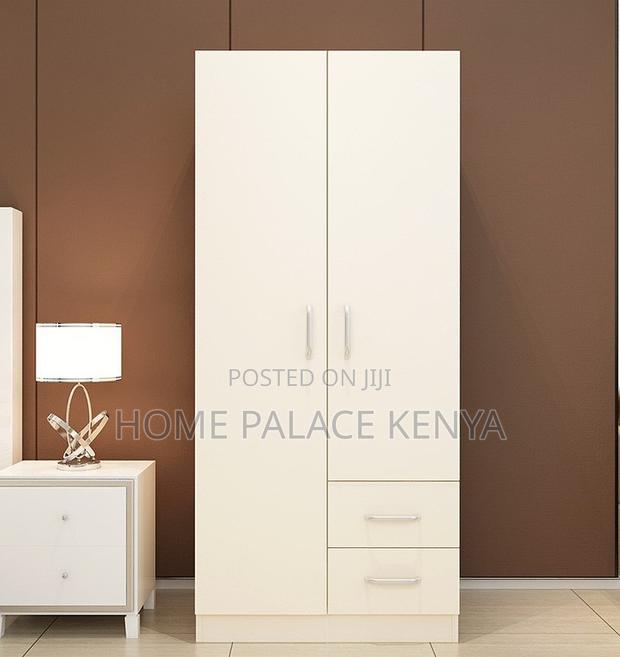 Wardrobe: Double Door Compact Bedroom Storage - thumbnail 6