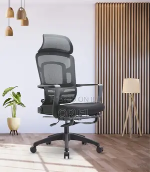Office Chair : Executive Black Ergonomic Office Chair