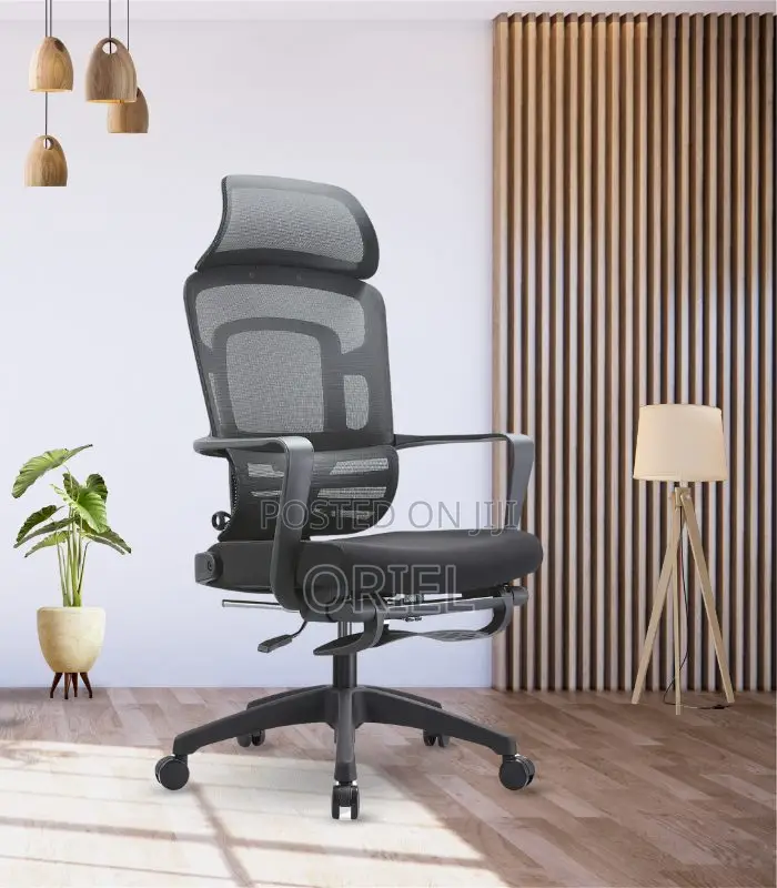 Office Chair : Executive Black Ergonomic Office Chair