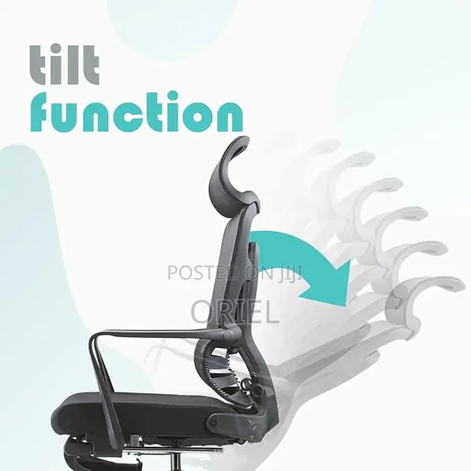 Office Chair : Executive Black Ergonomic Office Chair