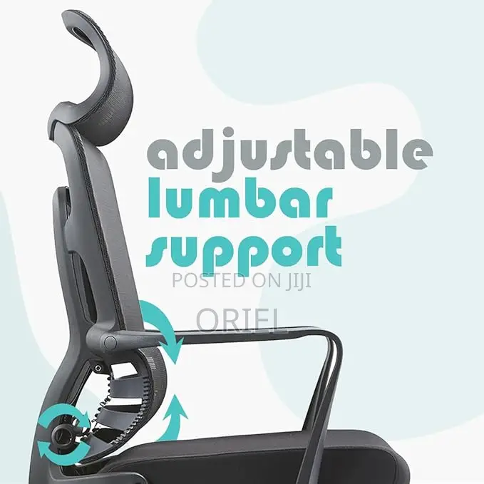 Office Chair : Executive Black Ergonomic Office Chair