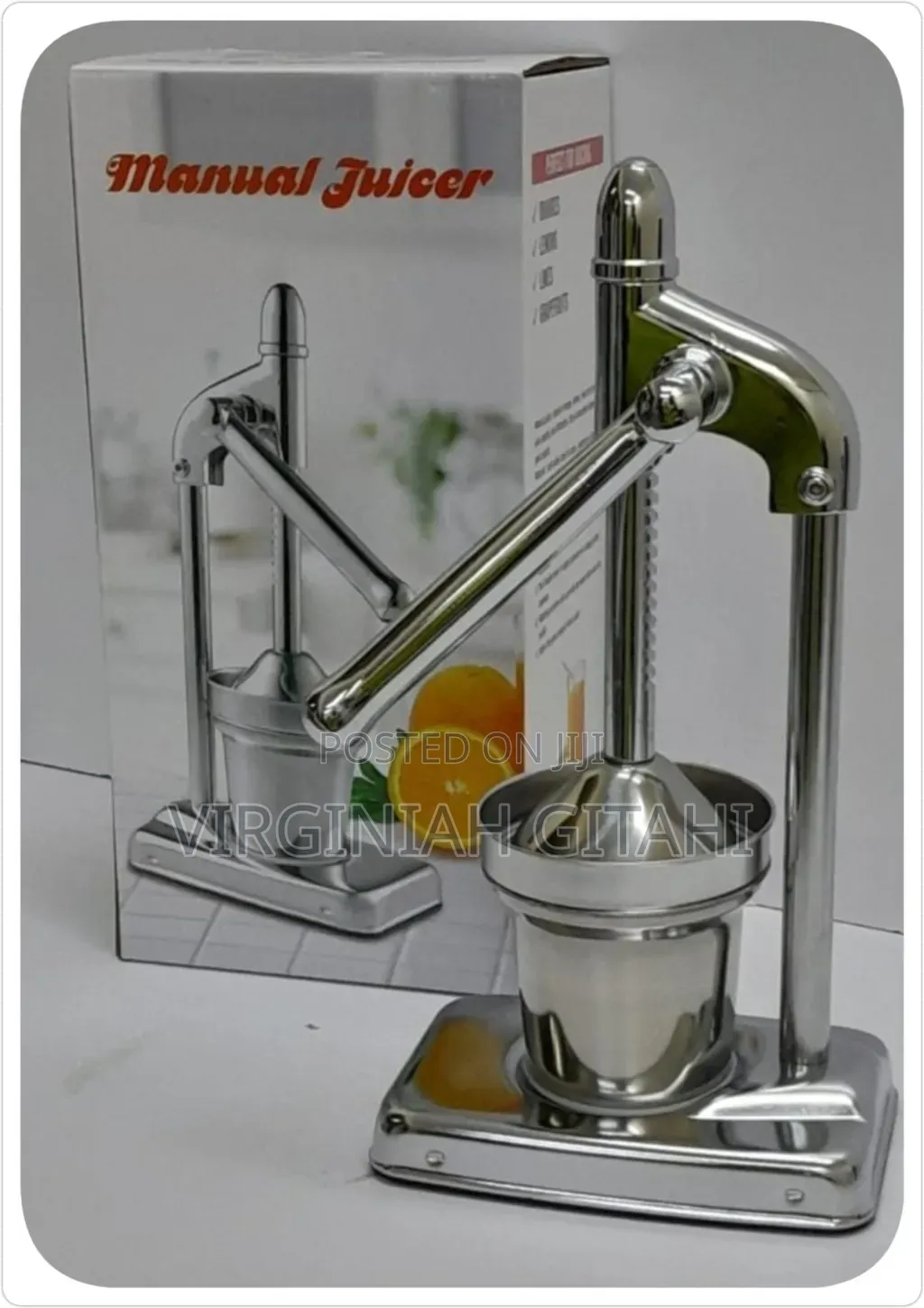Hand Press Manual Juicer Maker