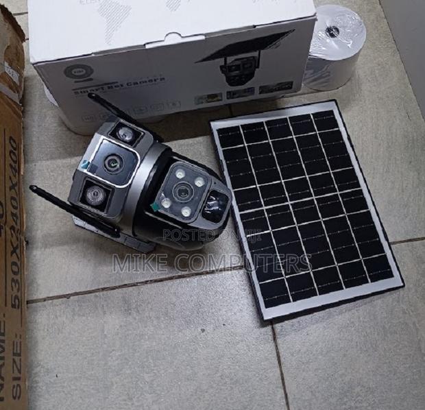 Smart 4g Solar PTZ Camera With Dual Lens Two-Way