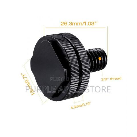 3/8′′ Male Thread Adapter Screw to Cold Shoe - thumbnail 2