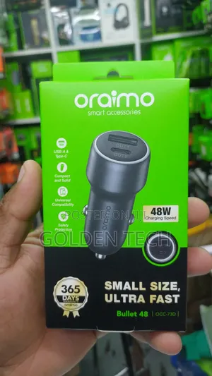 Oraimo Bullet 48w Smart Car Charger