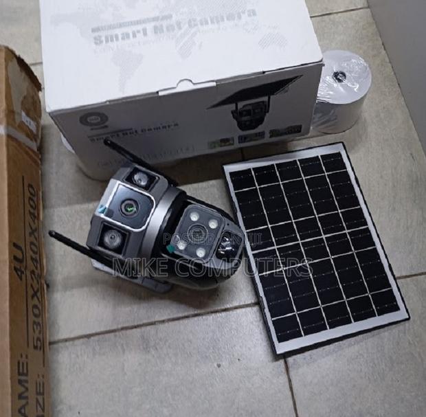 Dual Lens V380 Pro Solar Camera With Motion Sensor