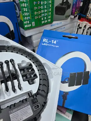 Rl-14 Dimmable Ring Light With Phone Holder and Stand