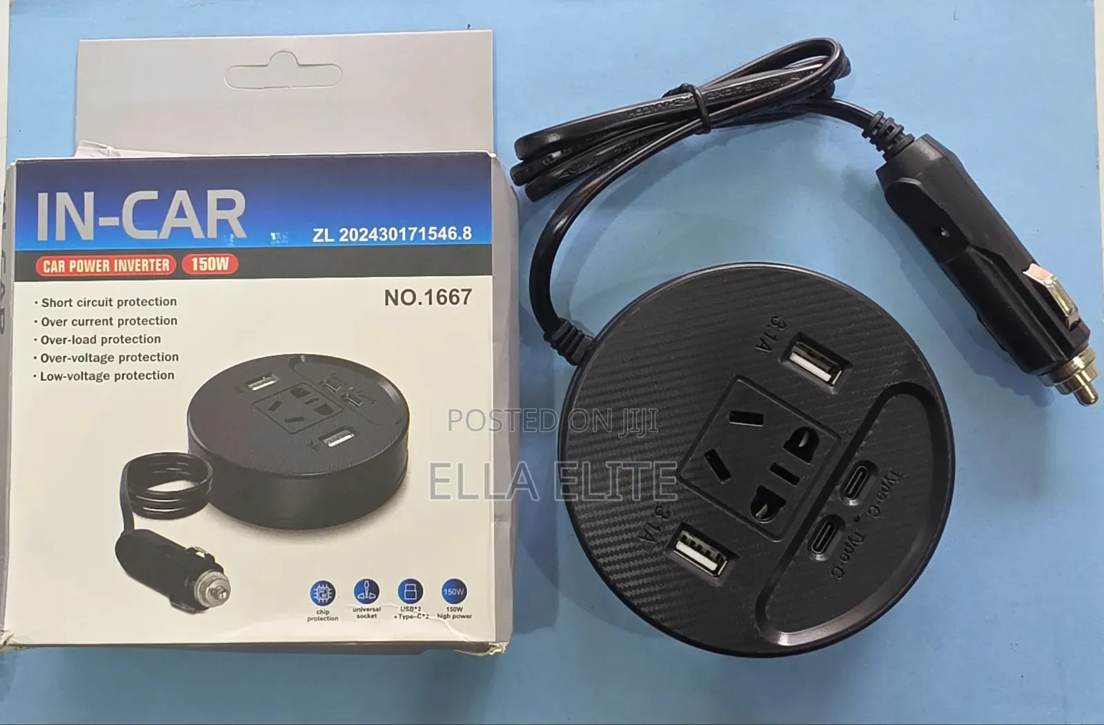 1667 Olesson Car Charger With Voltage Protection