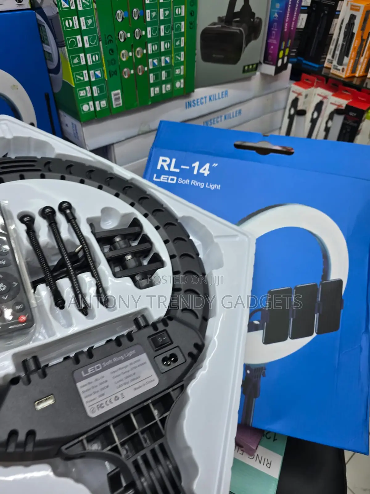 Rl-14 Dimmable Ring Light With Phone Holder and Stand