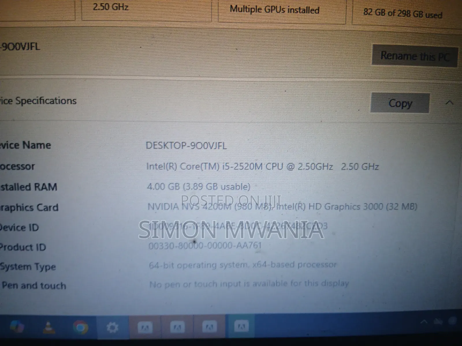 Laptop Lenovo Thinkbook 14 4GB Intel Core i5 SSD 320GB