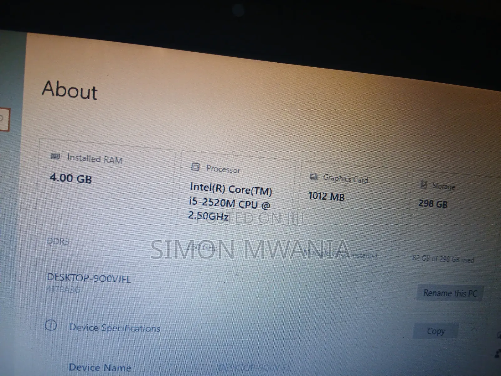 Laptop Lenovo Thinkbook 14 4GB Intel Core i5 SSD 320GB