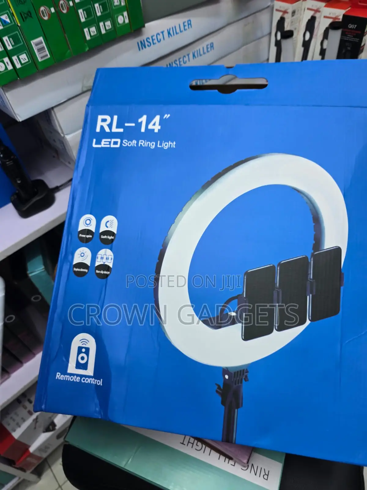 Rl-14 Dimmable Led Ring Lamp for Streaming and Makeup