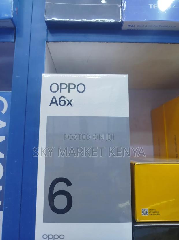 New Oppo A6x 128 GB Blue