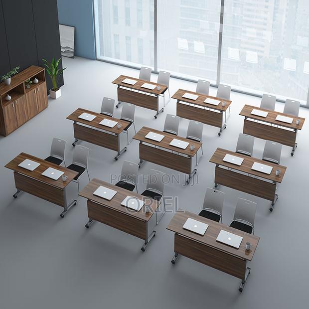 Office Table : 1.4m Foldable Training Office Seminar Table - thumbnail 3