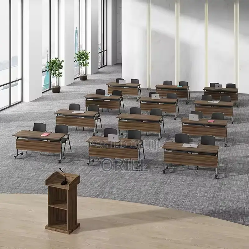 Office Table : 1.4m Foldable Training Office Seminar Table