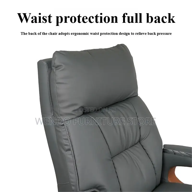Office Chairs; Executive Heavy Leather Office Chairs