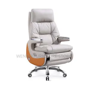 Office Chairs; Executive Heavy Leather Office Chairs