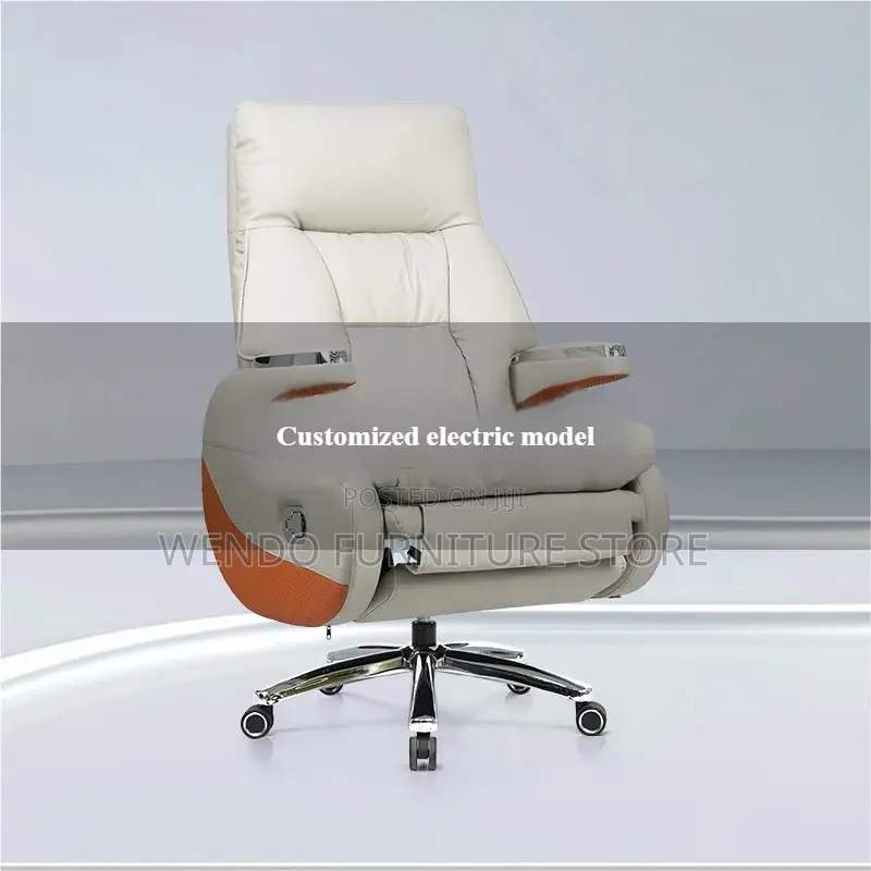 Office Chairs; Executive Heavy Leather Office Chairs